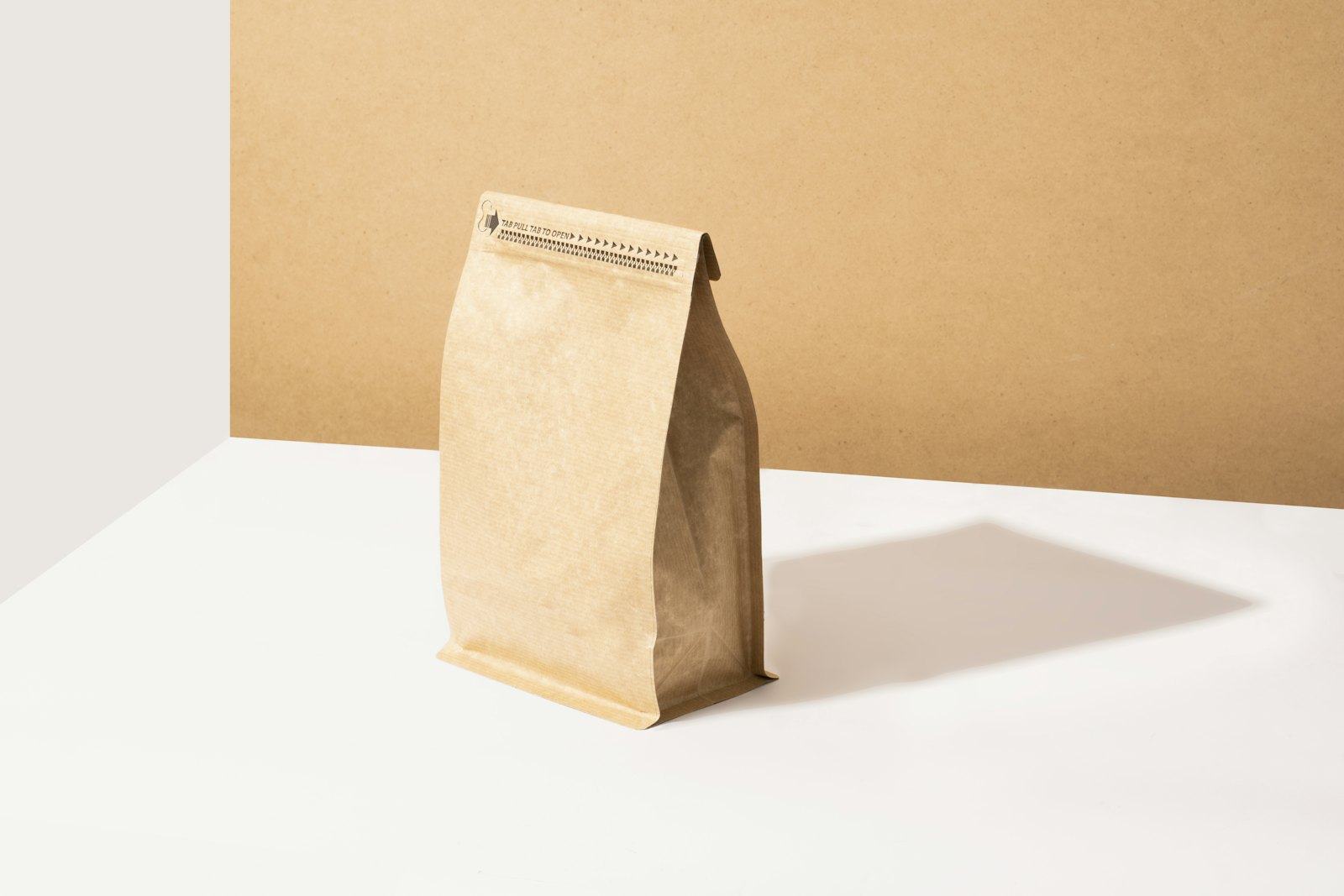 Kraft coffee bag